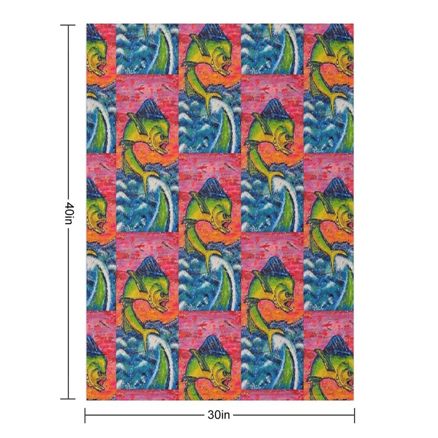 Free Mahi-mahi Comfort Throw Blanket