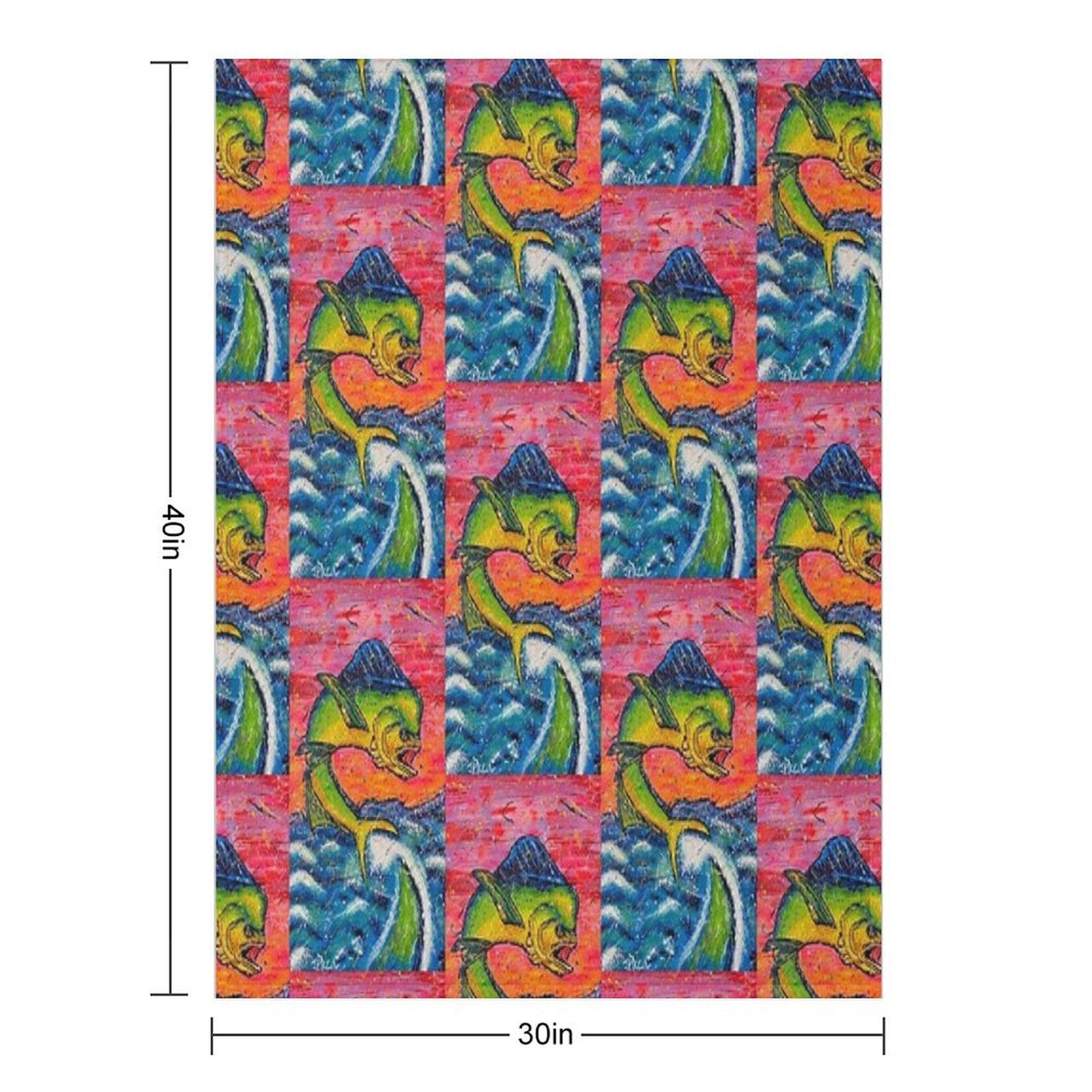 Free Mahi-mahi Comfort Throw Blanket