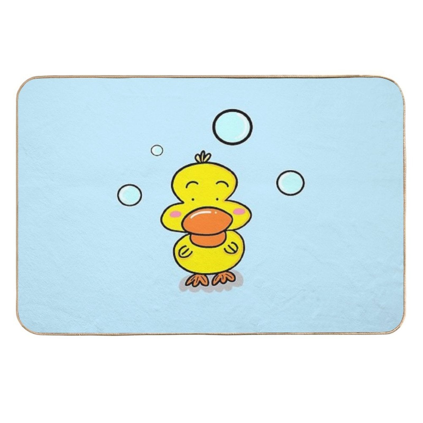 Bathroom Ducky Doodle  Toxin-Free Bath Mat