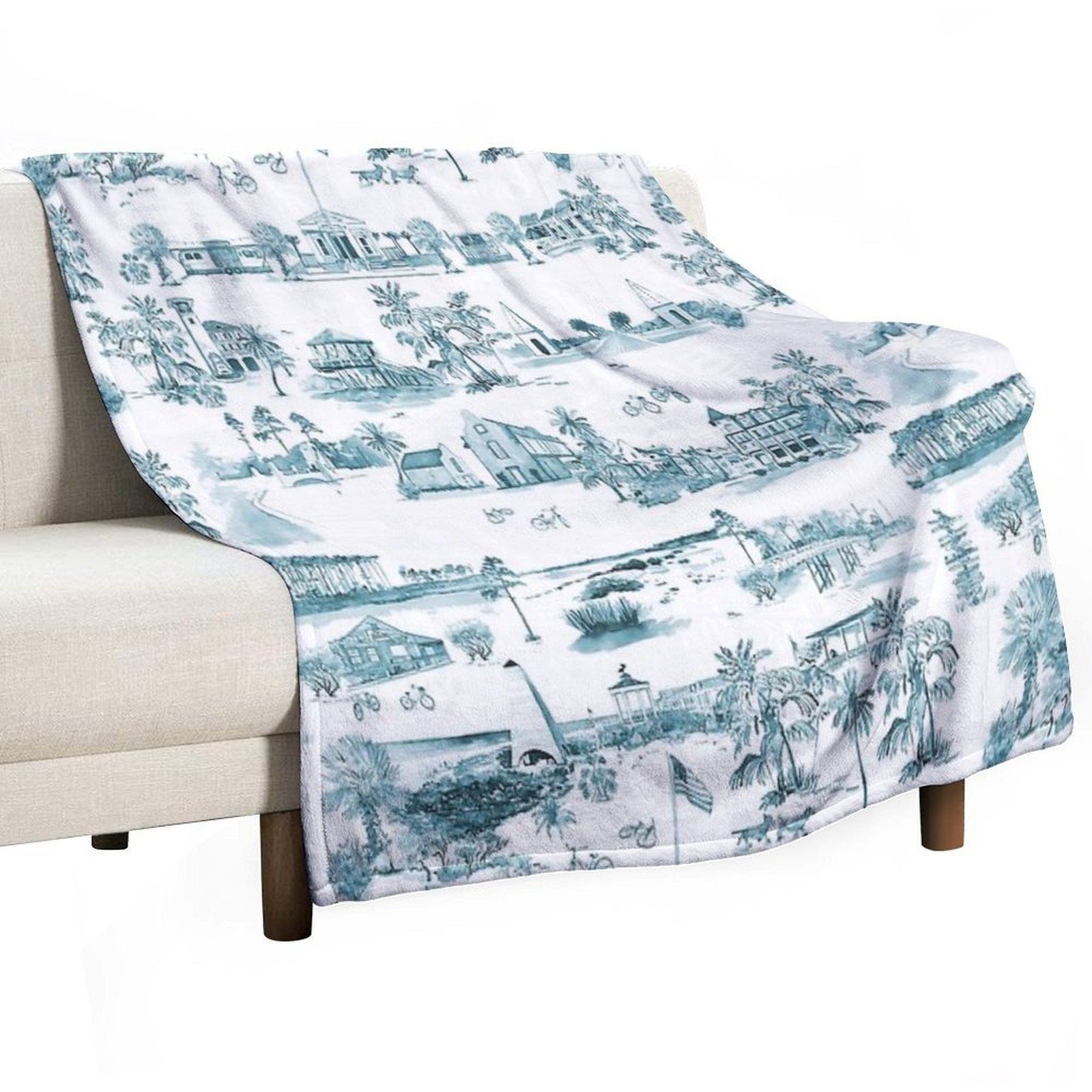 Toile 30A Lightweight Throw Blanket