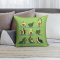 Avocado Yoga Soft Bedroom Essential Throw Pillow