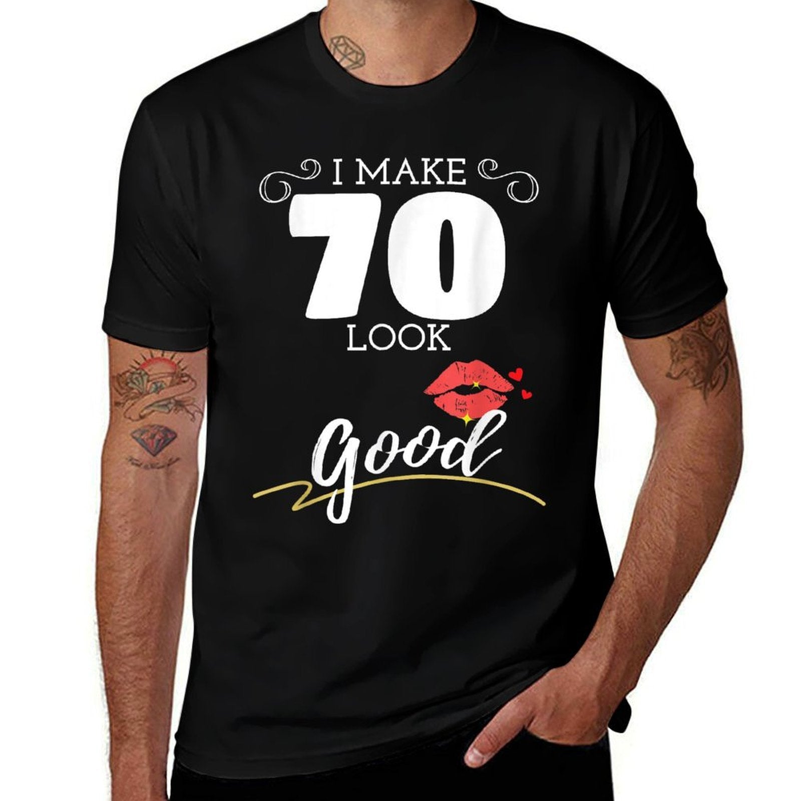 I Make 70 Look Good Womens 70th Birthday  Eco-friendly Material T-Shirt
