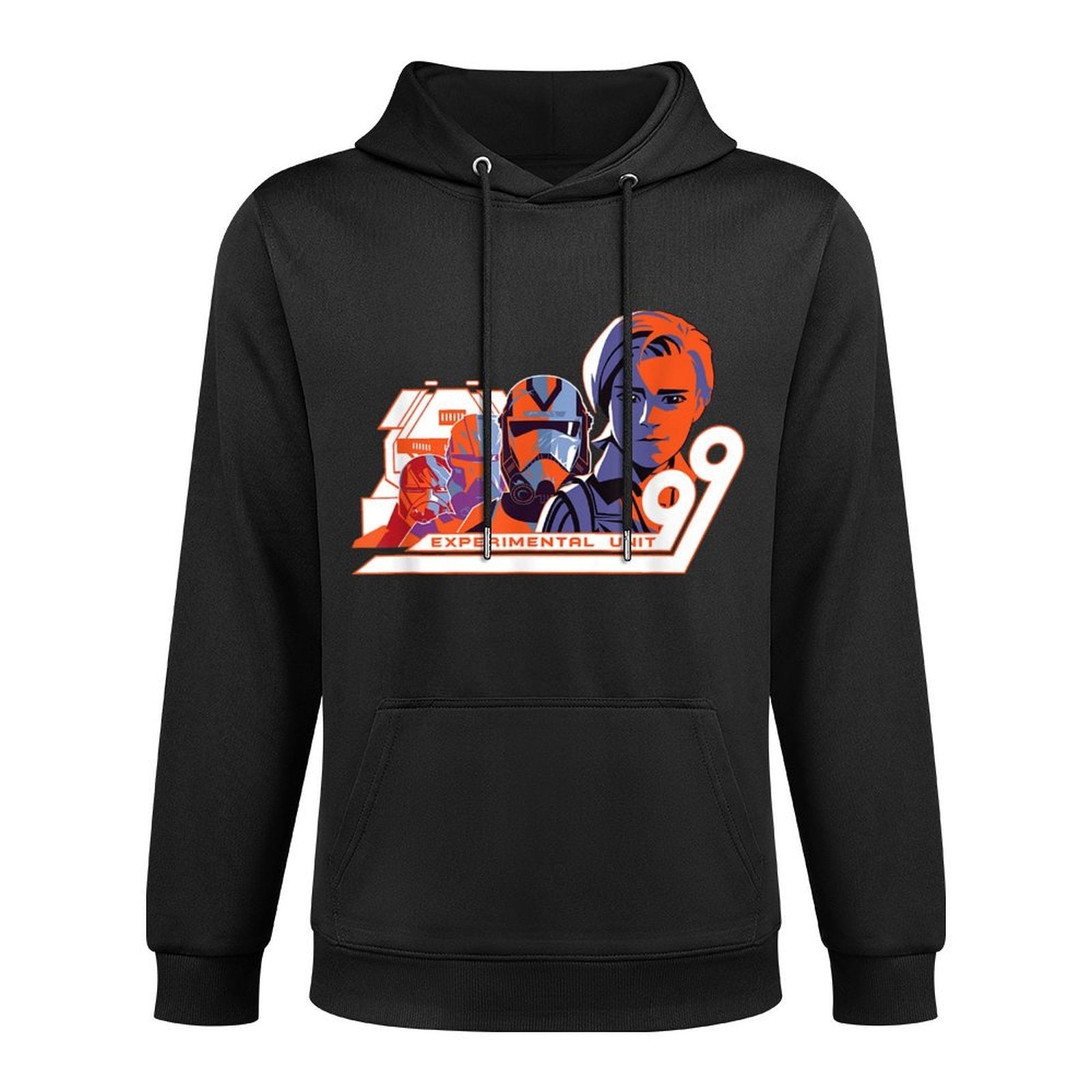Star Wars The Bad Batch Experimental Unit 99 Group Shot Logo Machine Washable Hoodie