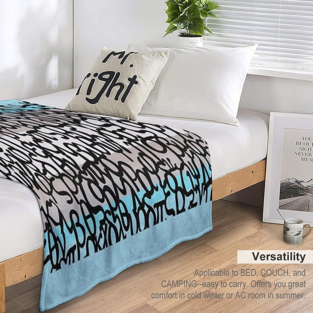 Colours of Greece Easy Care Throw Blanket