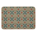 Aztec Art Tile Mexican Textiles Pattern  Stain-Proof Bath Mat