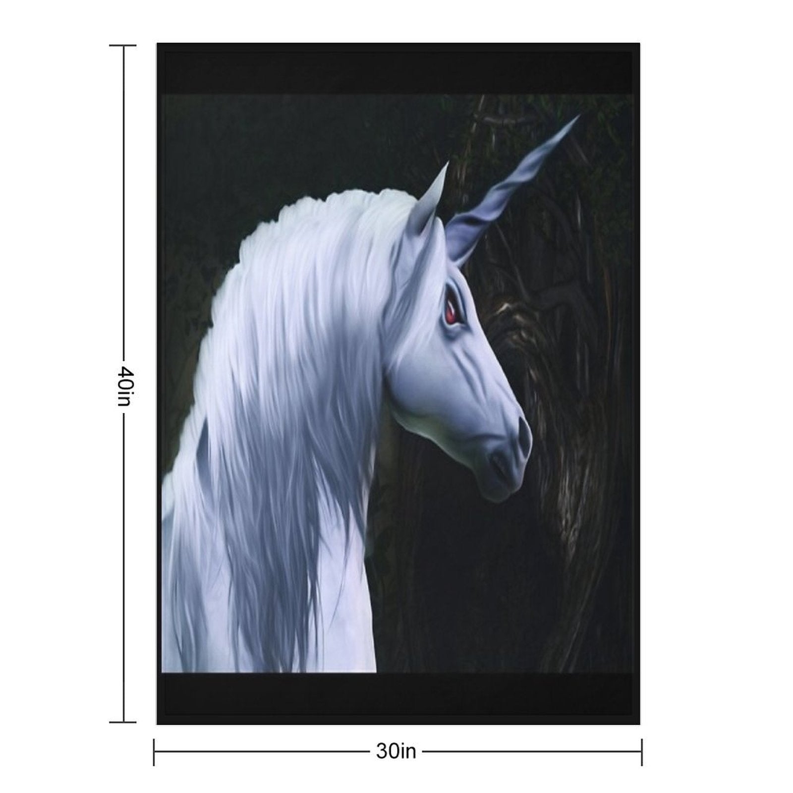 Angry Unicorns - B99 Easy Care Throw Blanket