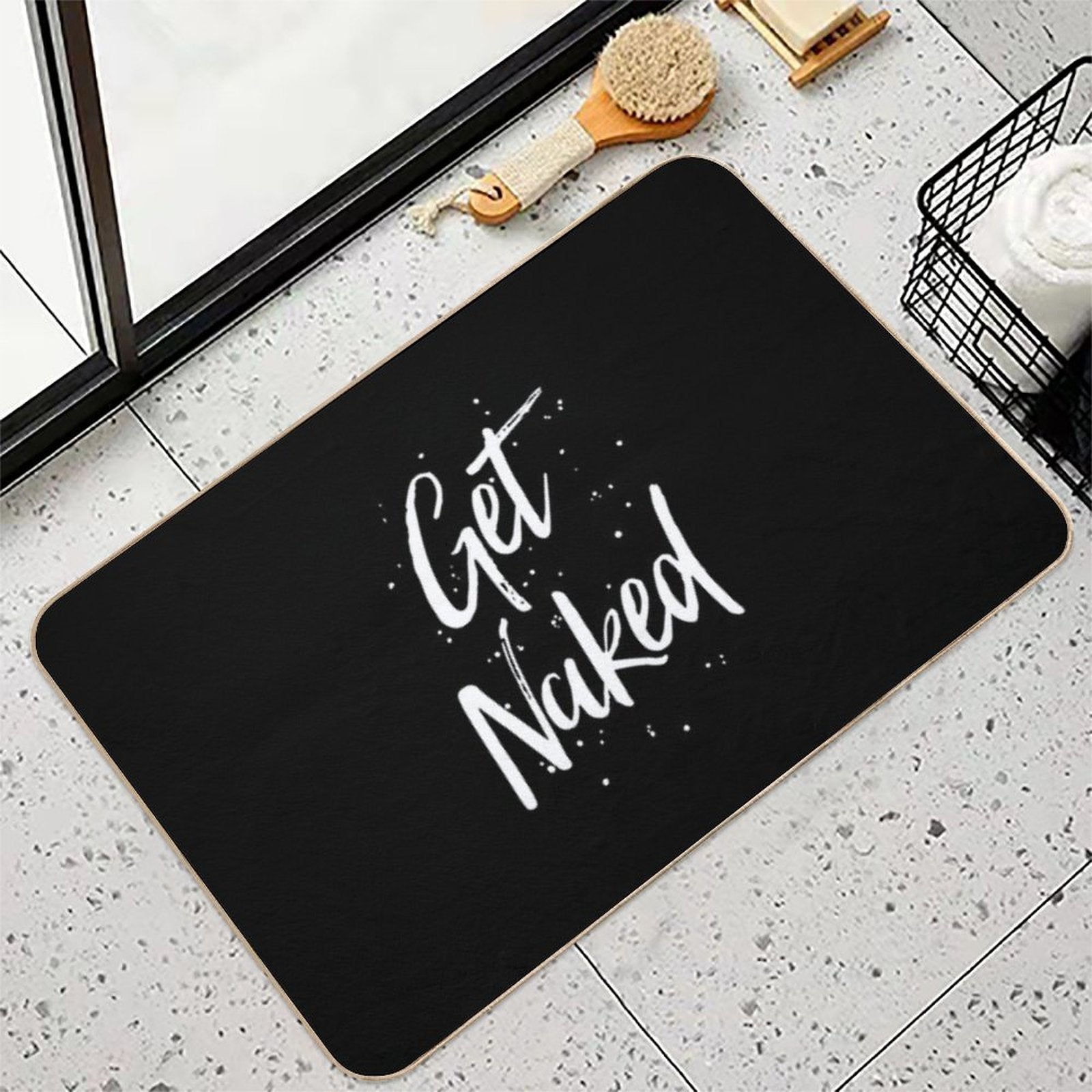 Get Naked  Fade-Resistant Bath Mat
