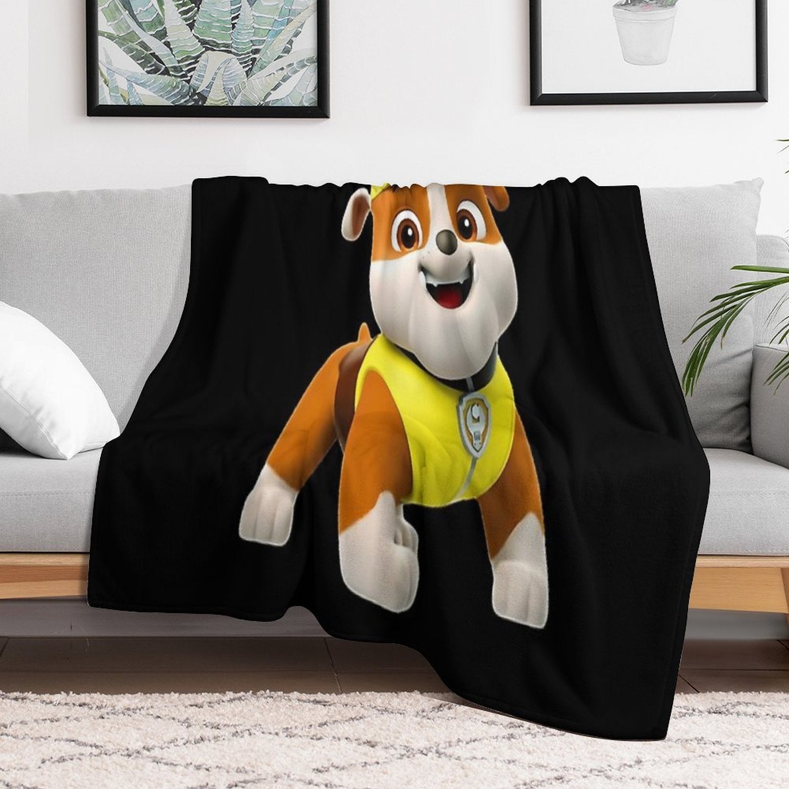 Rubble Paw Patrol Dog Classic All-season Throw Blanket