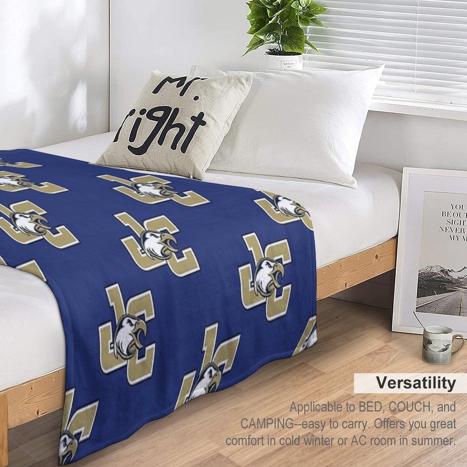 Juniata College Lightweight Throw Blanket