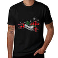 Dachshund Through The Snow Doxie Dog Plaid Christmas Gift  Breathable T-Shirt