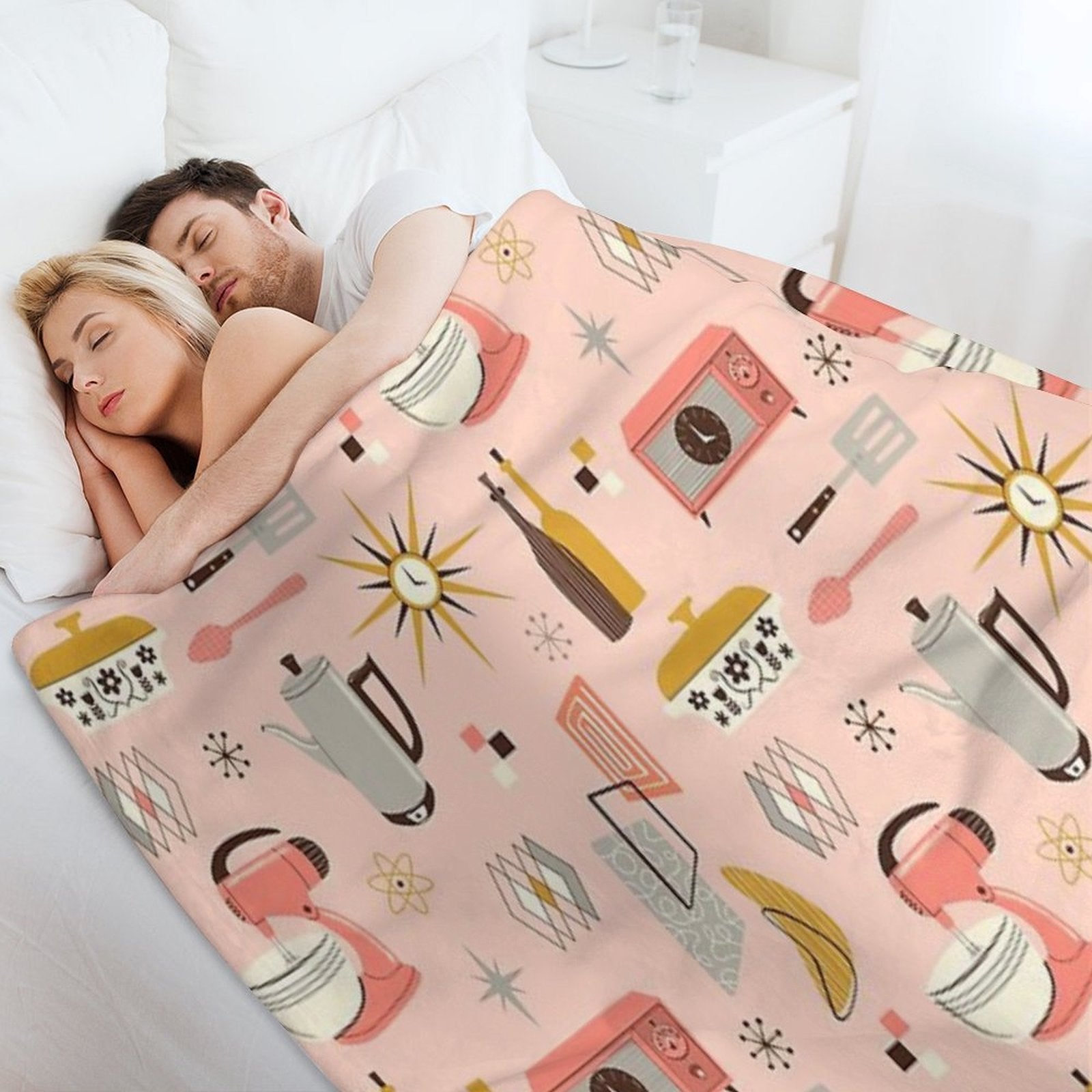 Atomic Kitchen Lightweight Throw Blanket