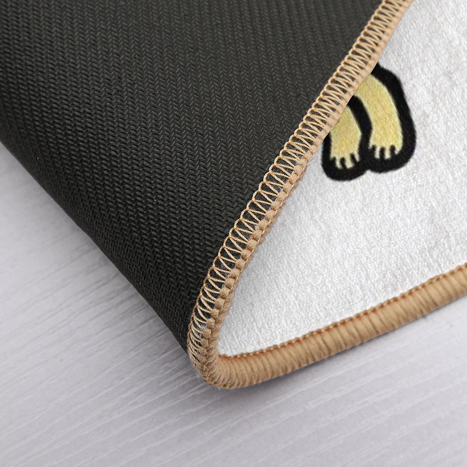 Dancing Yellow And Chocolate Labradors  Dirt-Trapping Bath Mat