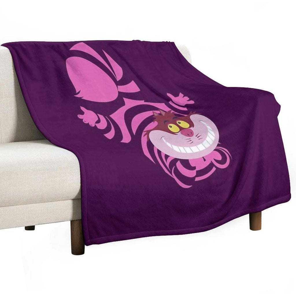 De-Su Art - Cheshire The Cat Sustainable Throw Blanket