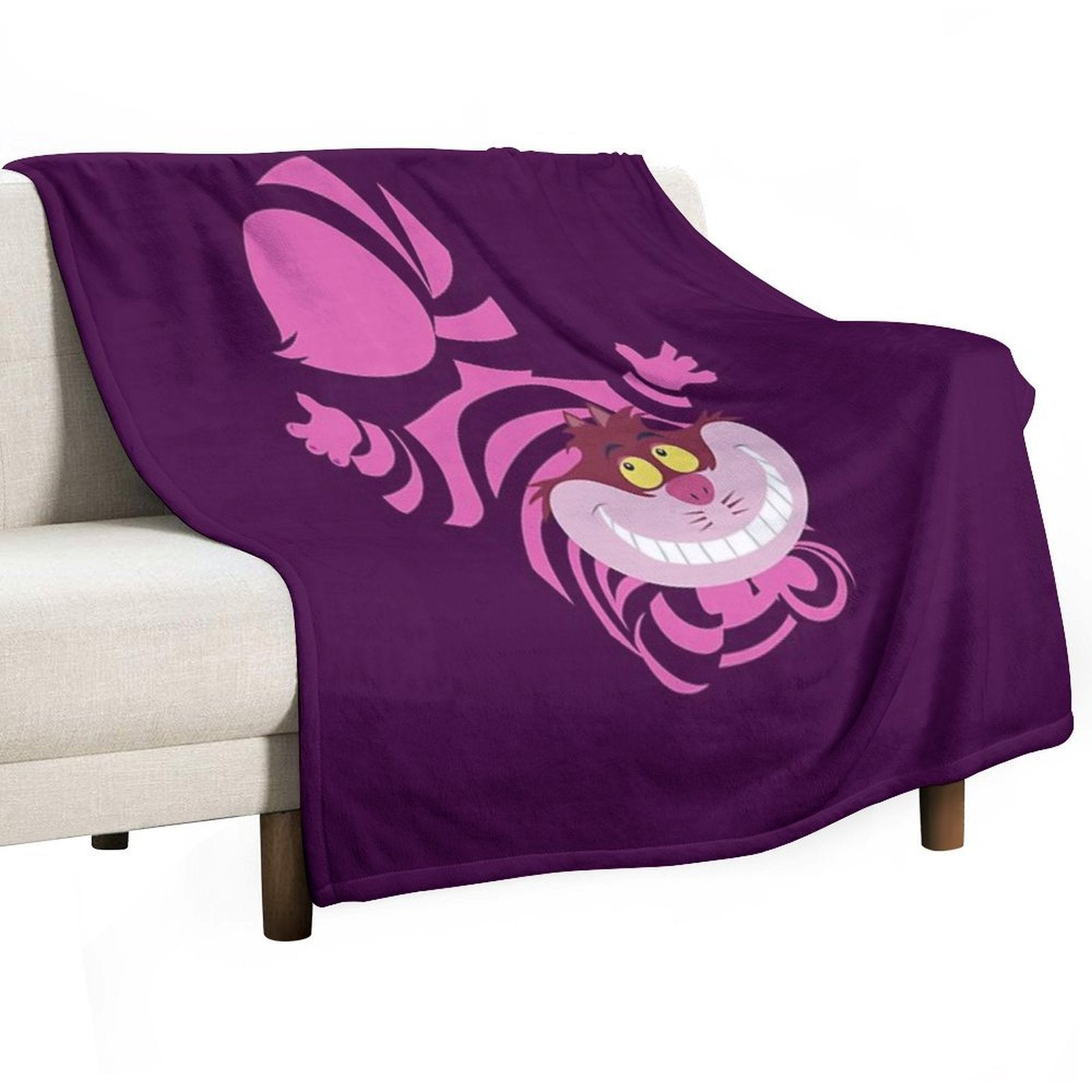 De-Su Art - Cheshire The Cat Sustainable Throw Blanket
