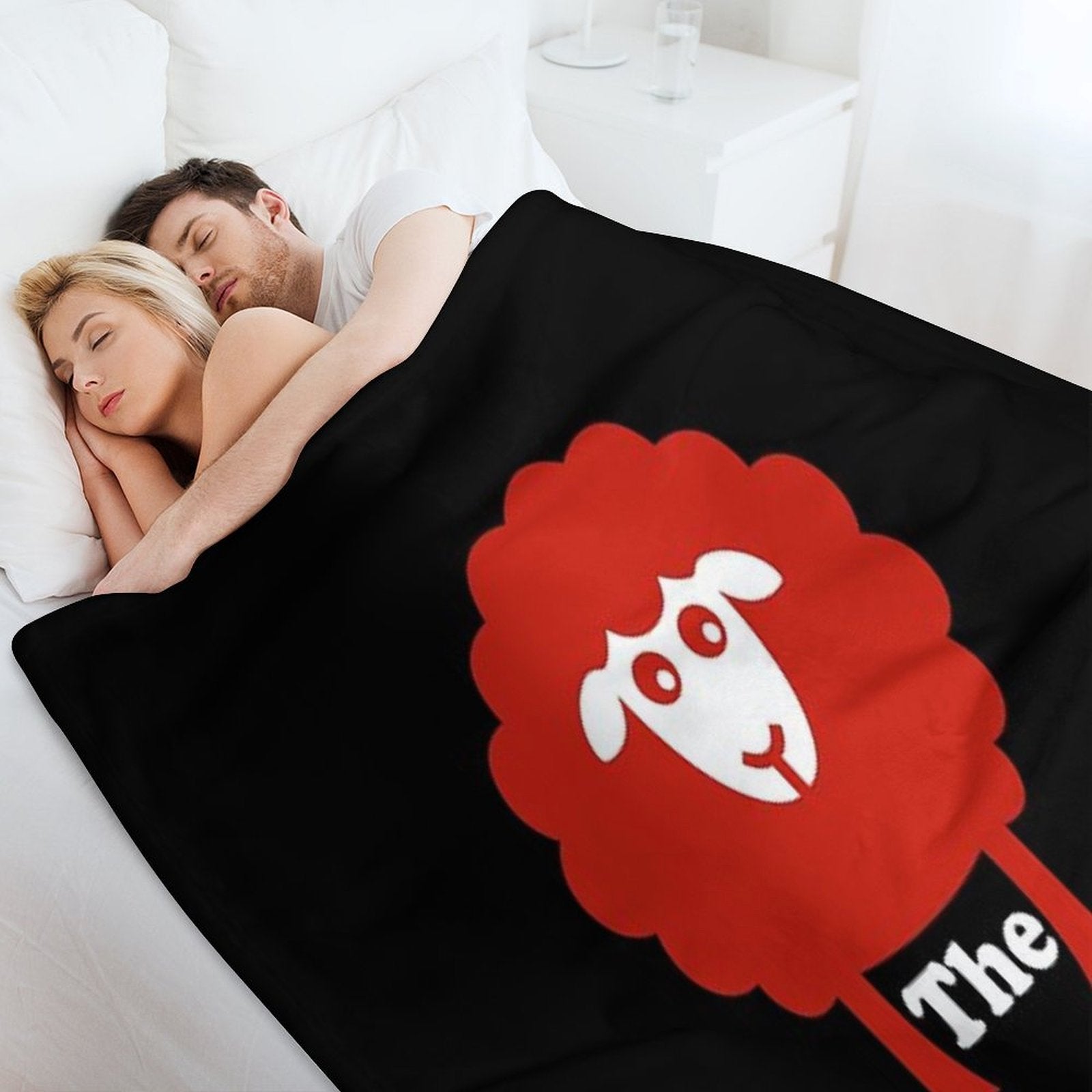 The Sheep Game Merch The Sheep Game Logo Premium Throw Blanket