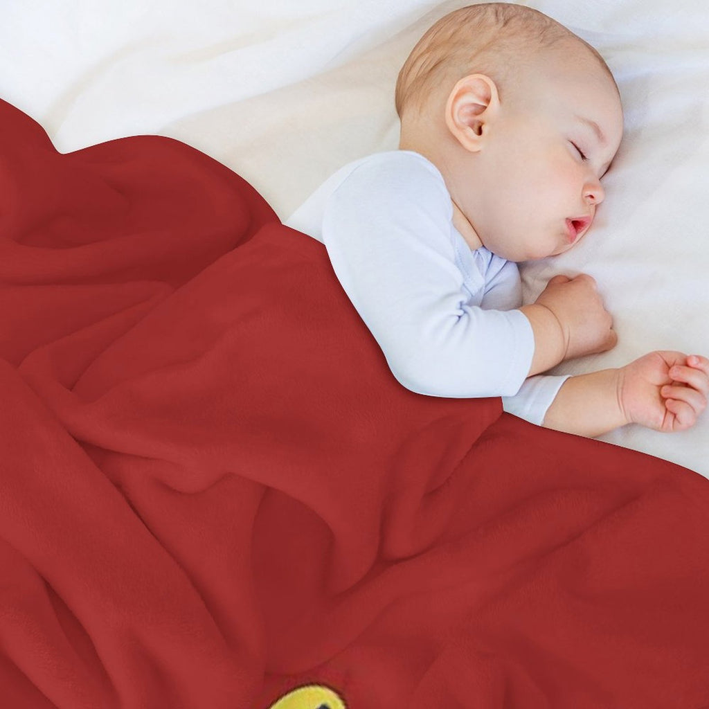 Alejandro Garnacho Bicycle Kick Overhead Goal Premium Throw Blanket
