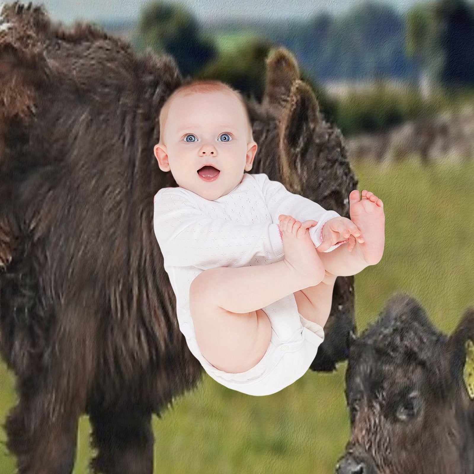 Belted Galloway Lightweight Throw Blanket