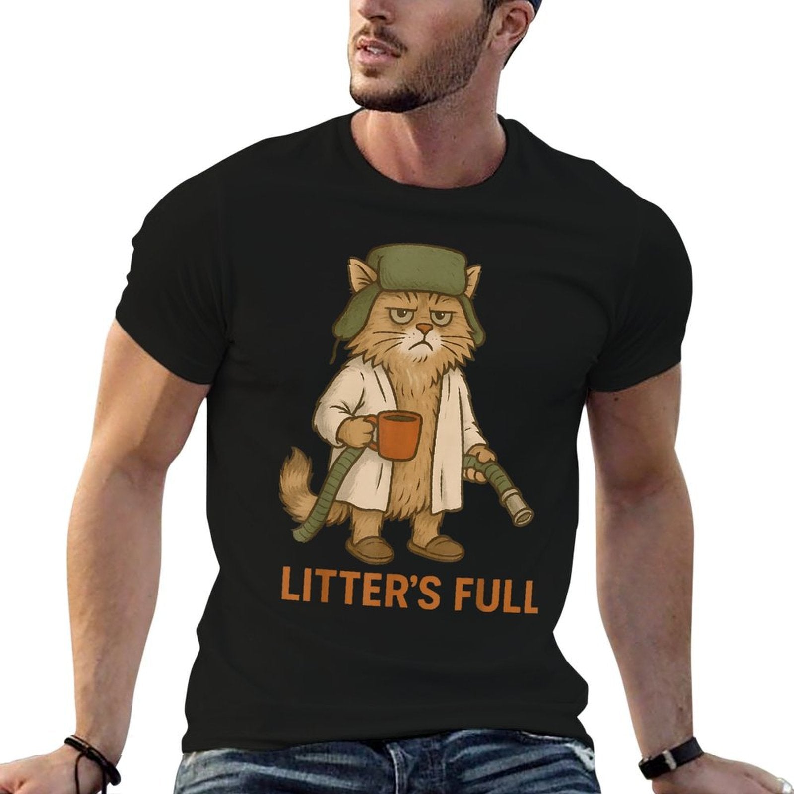 Funny Cat Litters Full Christmas Cat Xmas Women Men Kids  Classic T-Shirt