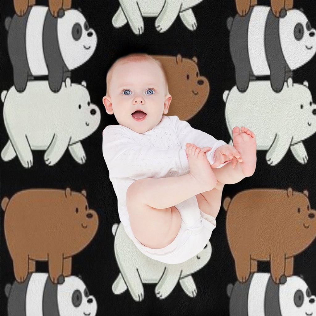 We Bare Bears Lightweight Throw Blanket