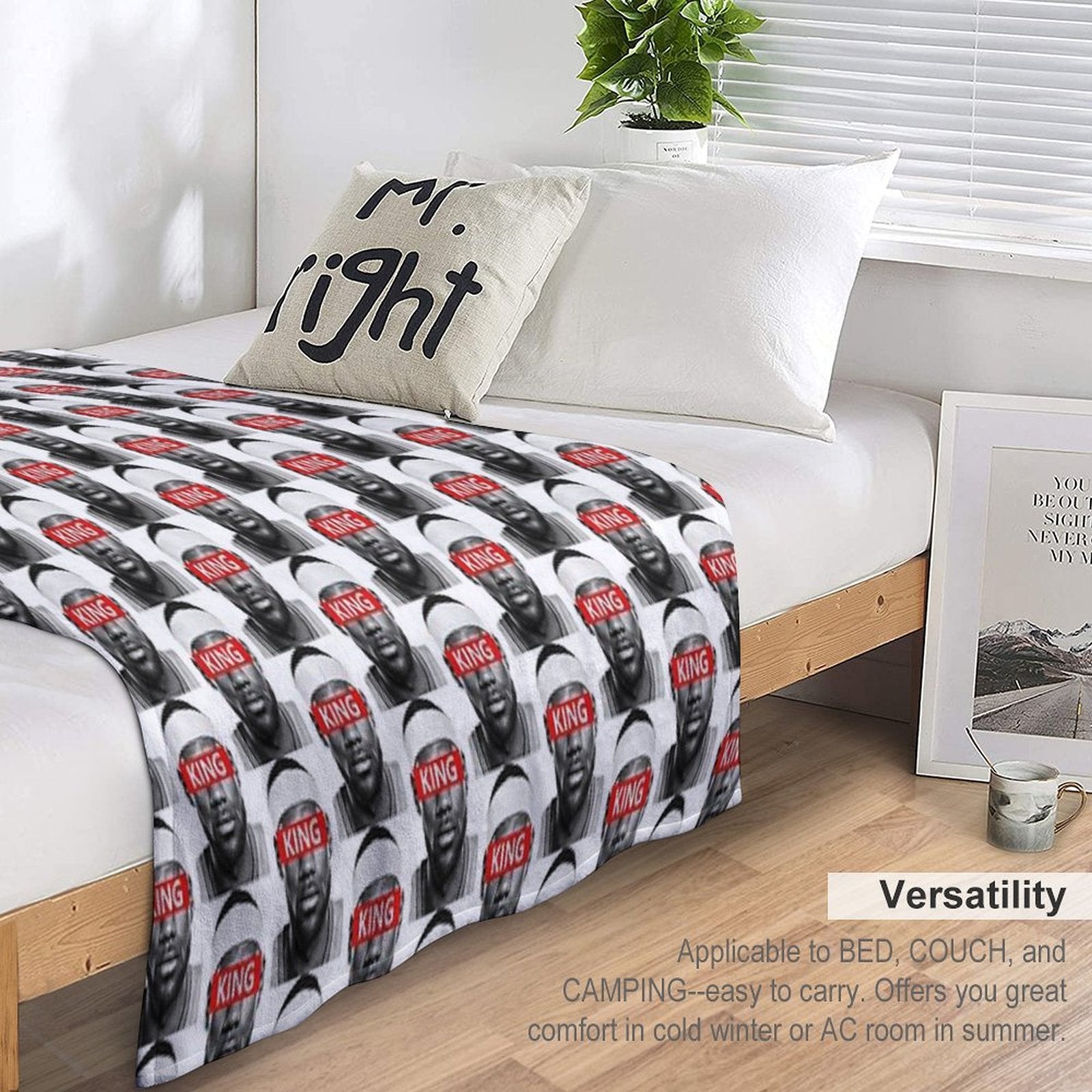 LeBron James - King Anti-pilling Throw Blanket