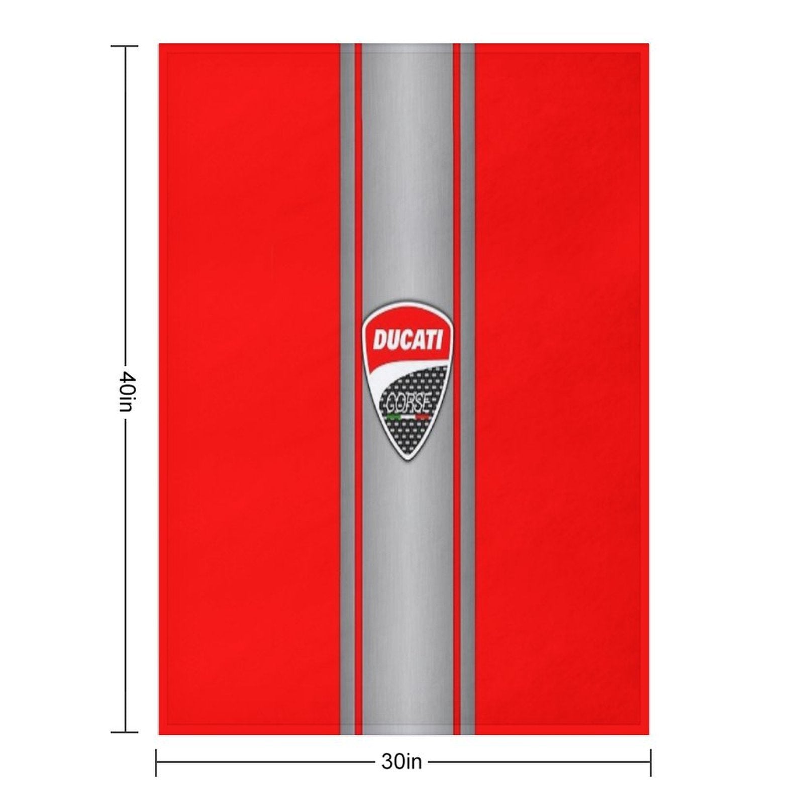 Ducati Eco-conscious Throw Blanket