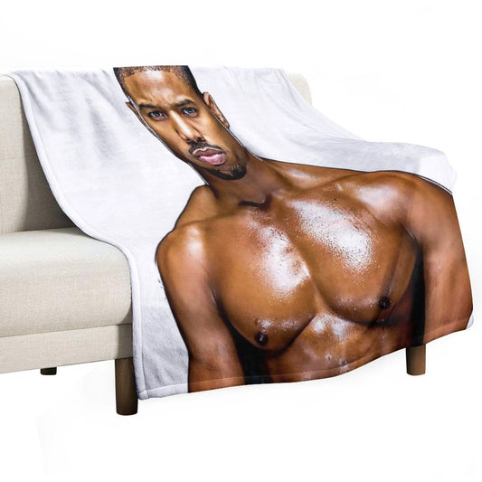 Michael B. Jordan Lightweight Throw Blanket