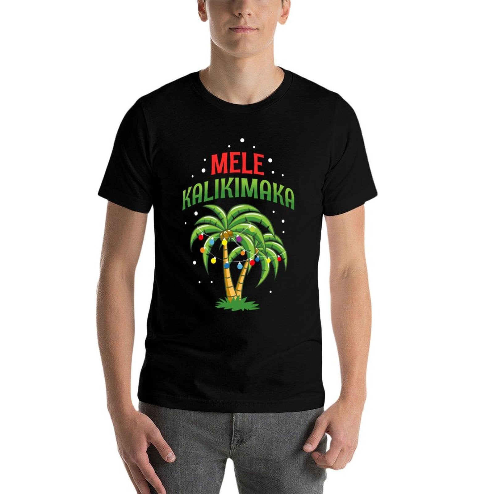 Mele Kalikimaka Hawaiian Christmas  Relaxed-fit T-Shirt