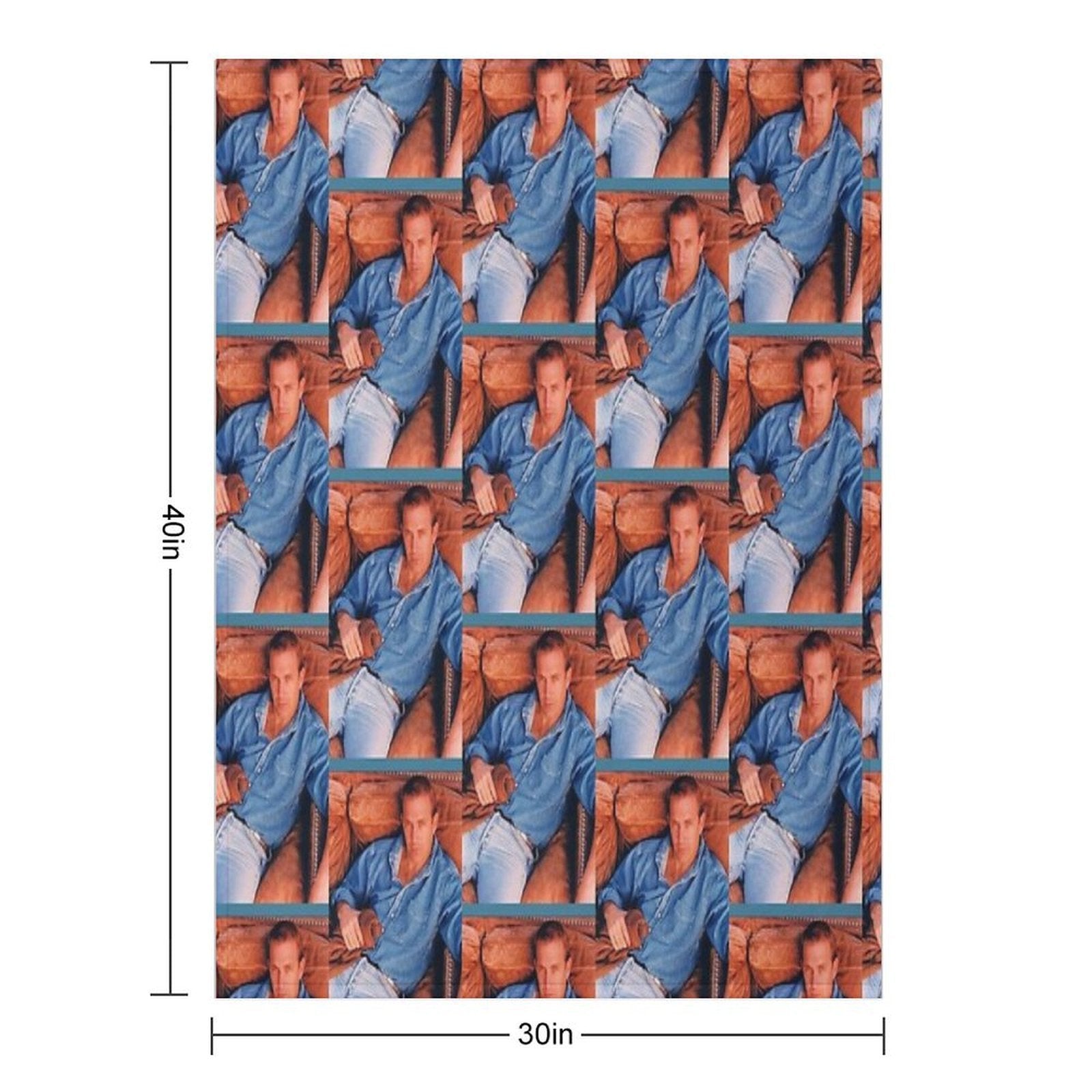 Kevin Costner Multi-functional Throw Blanket