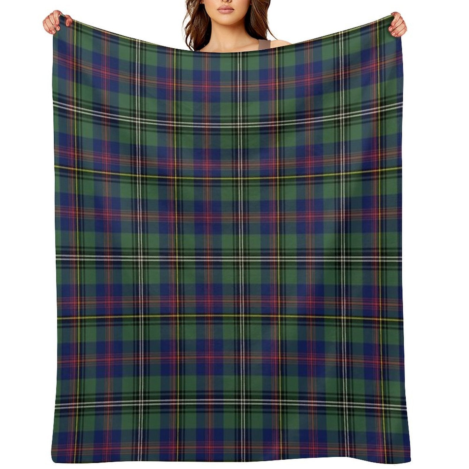 Clan Wood Tartan Velvety-soft Throw Blanket