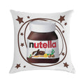 Nutella Swirls Soft Washable Throw Pillow