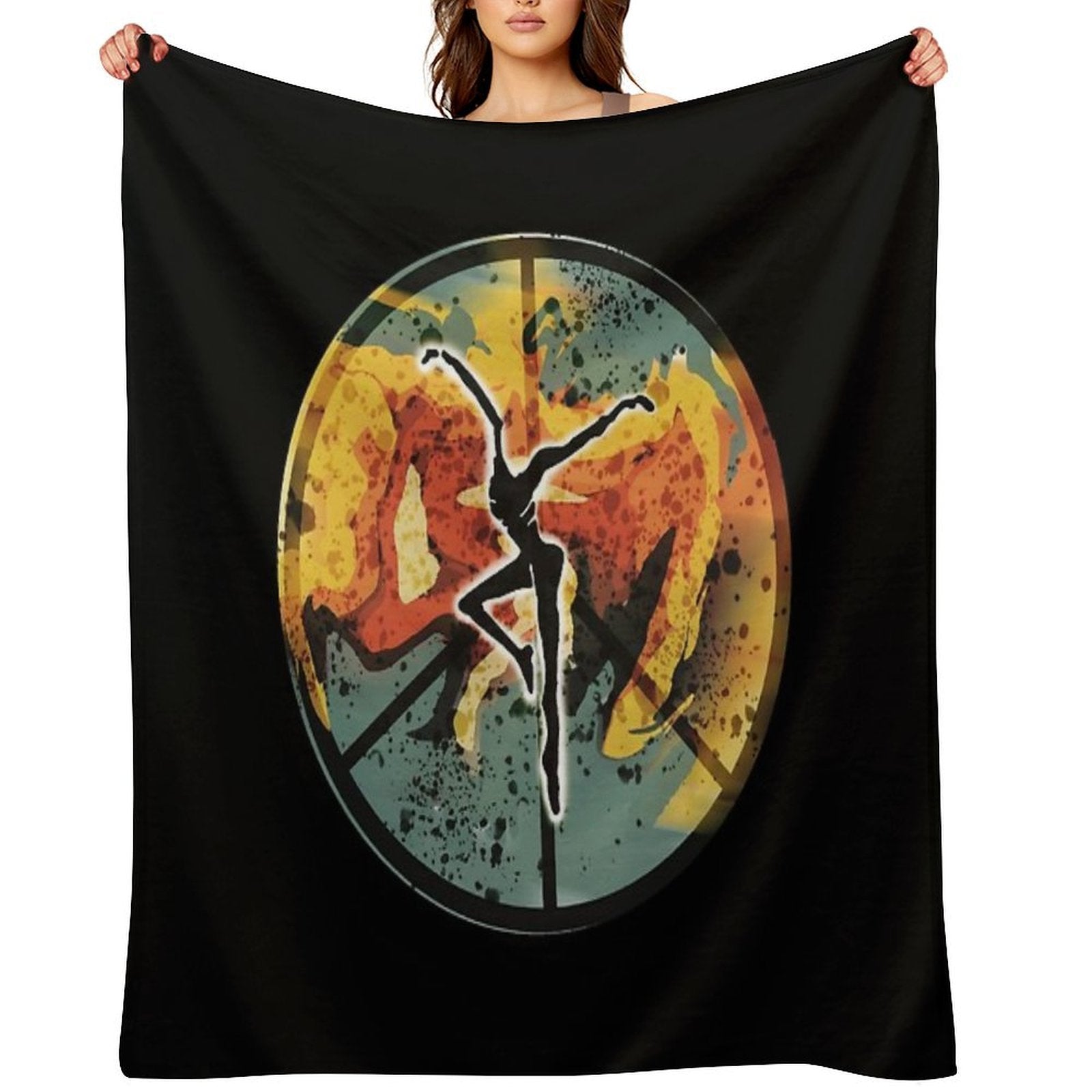 DMB Fire Dancer Premium Throw Blanket