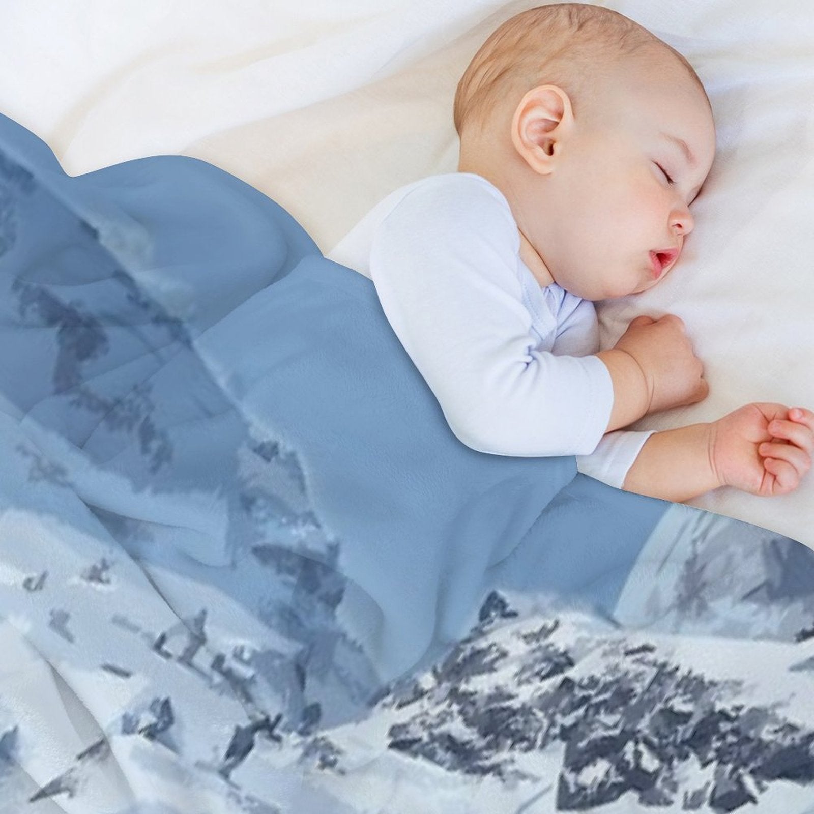 Hoth Easy Care Throw Blanket