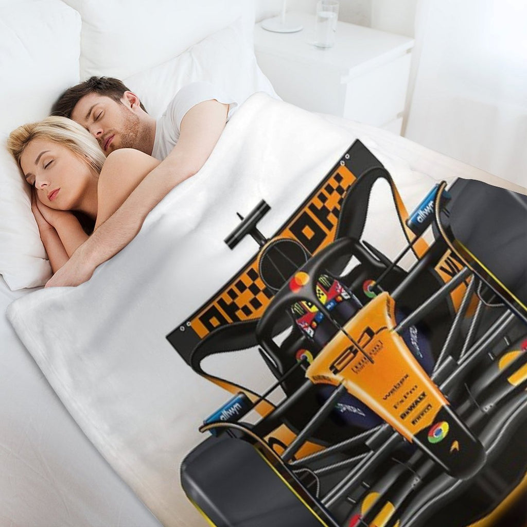 Oscar Piastri 2025 Formula 1 McLaren Racing Car Quick-dry Throw Blanket
