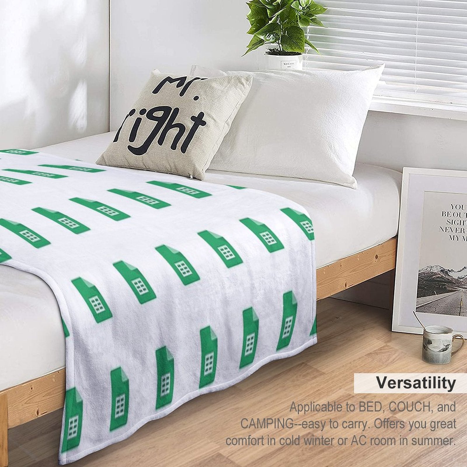 Google Sheets Durable Throw Blanket