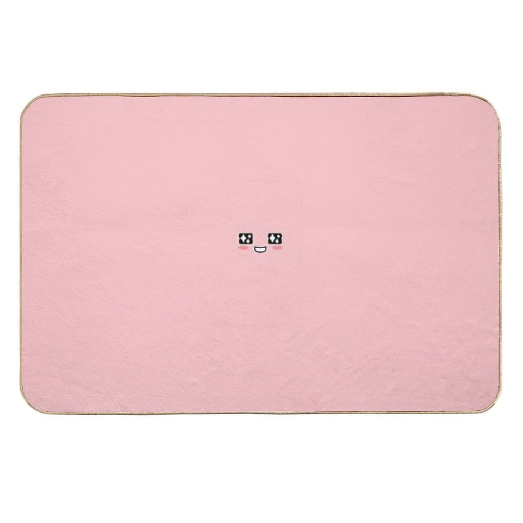 KakaoTalk Friends Apeach Face (카카오톡)  Fade-Resistant Bath Mat