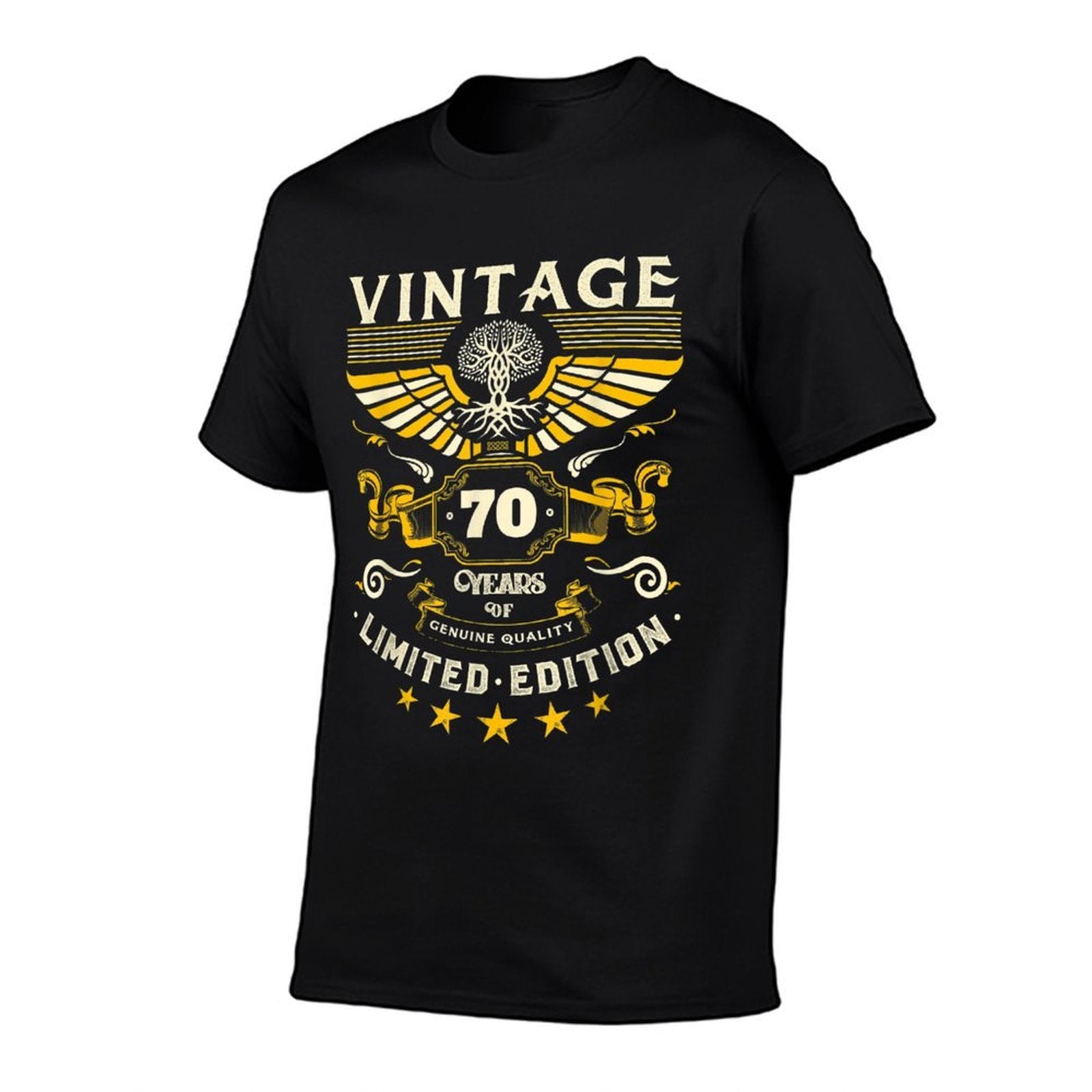 Mens Turning 70 Birthday Decorations for Men 70th Birthday  Eco-friendly Material T-Shirt