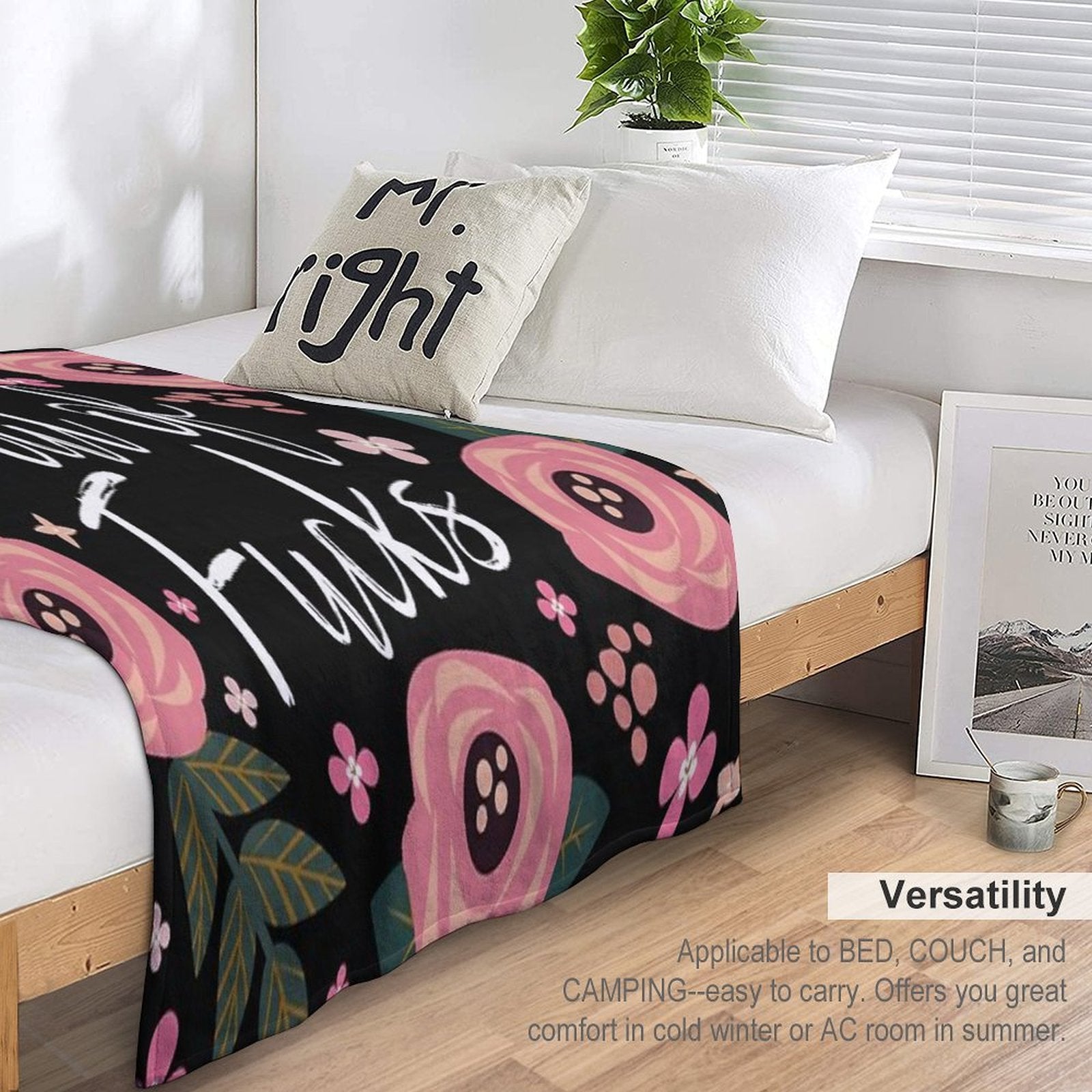 Fresh Out of Fucks Multi-functional Throw Blanket