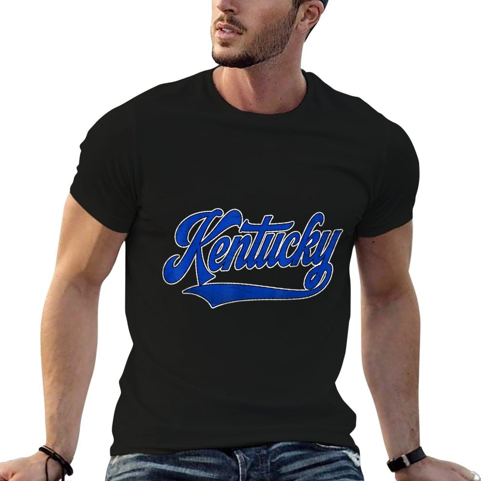 Kentucky Name Personalized Classic Gift Idea  Cotton T-Shirt