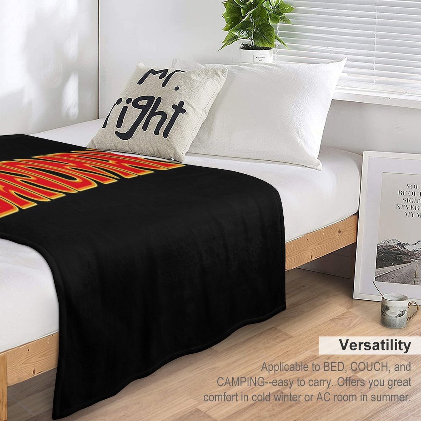 Holden Sandman 1970s (Red) Easy Care Throw Blanket