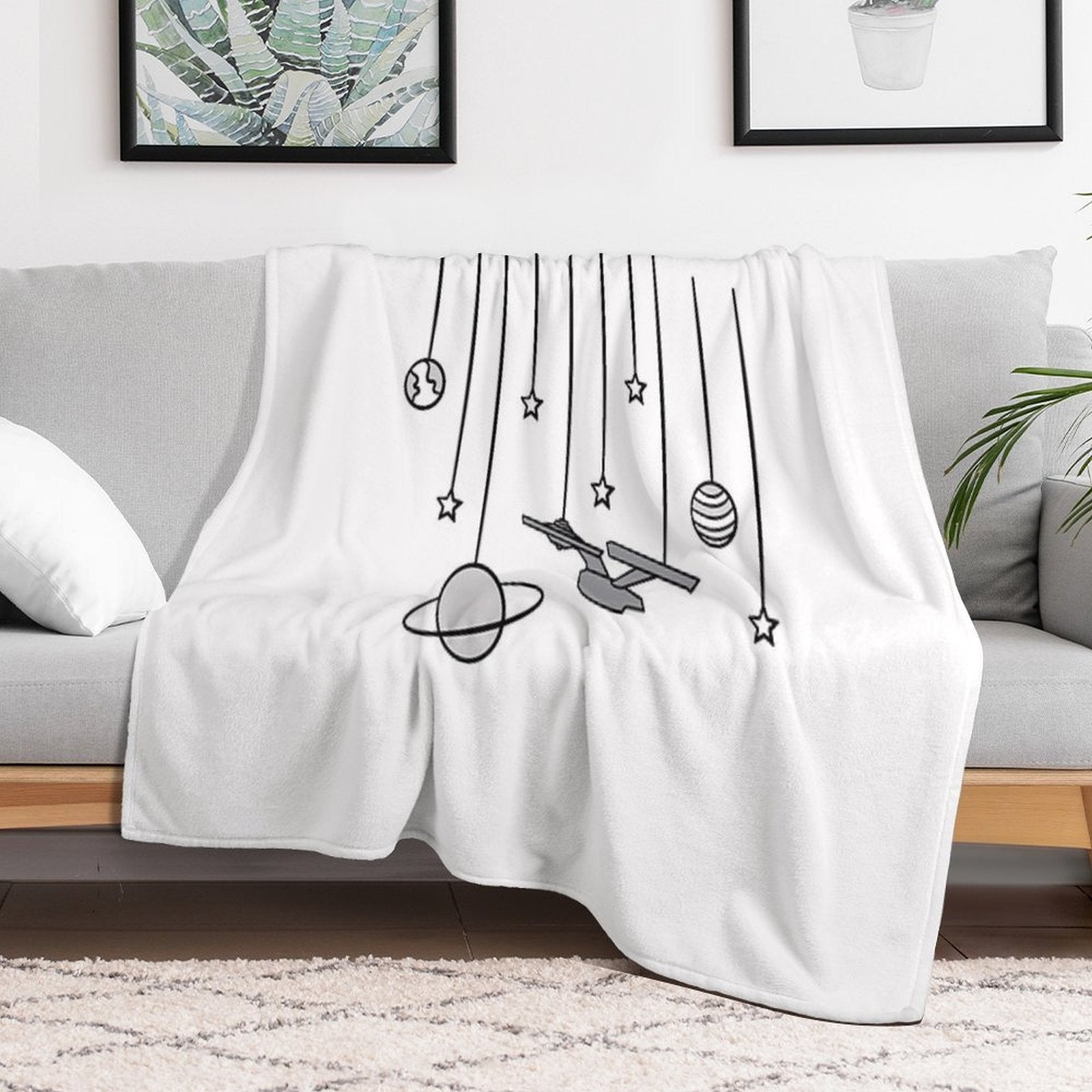 Star Trek USS Enterprise Multi-functional Throw Blanket