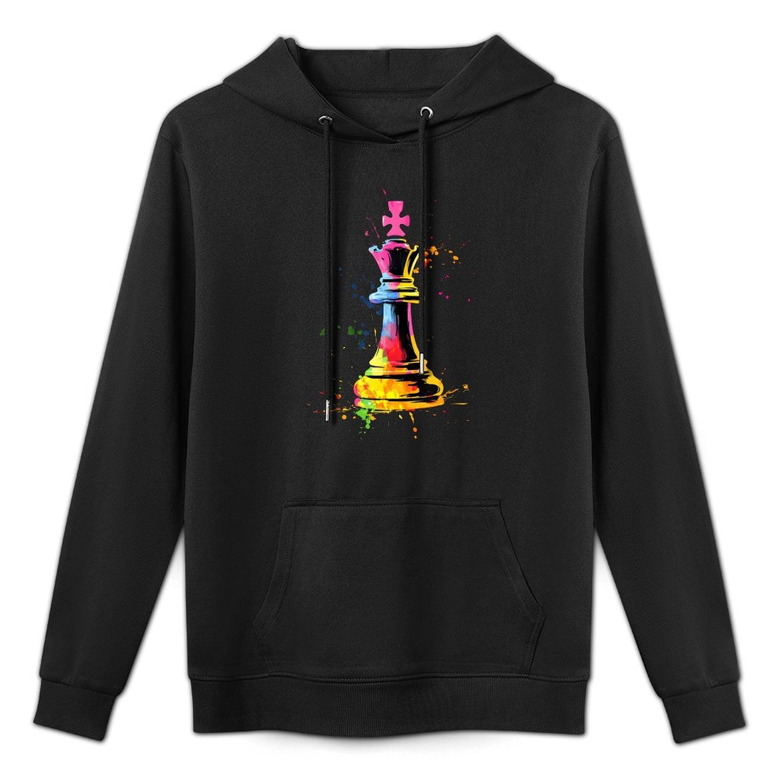 Colorful Chess Piece Chess Player All-Day Comfort Hoodie