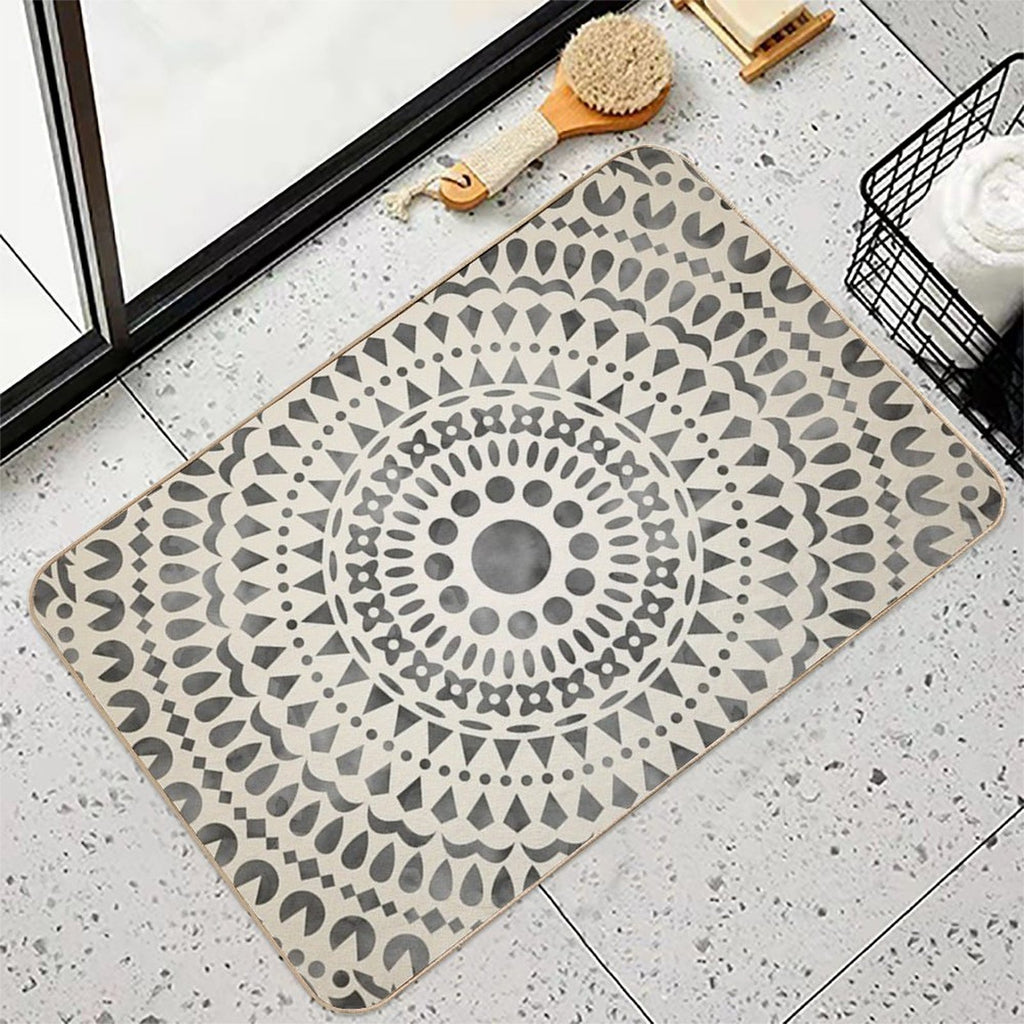 Watercolor Mandala Mandala10w  Eco-Friendly Bath Mat
