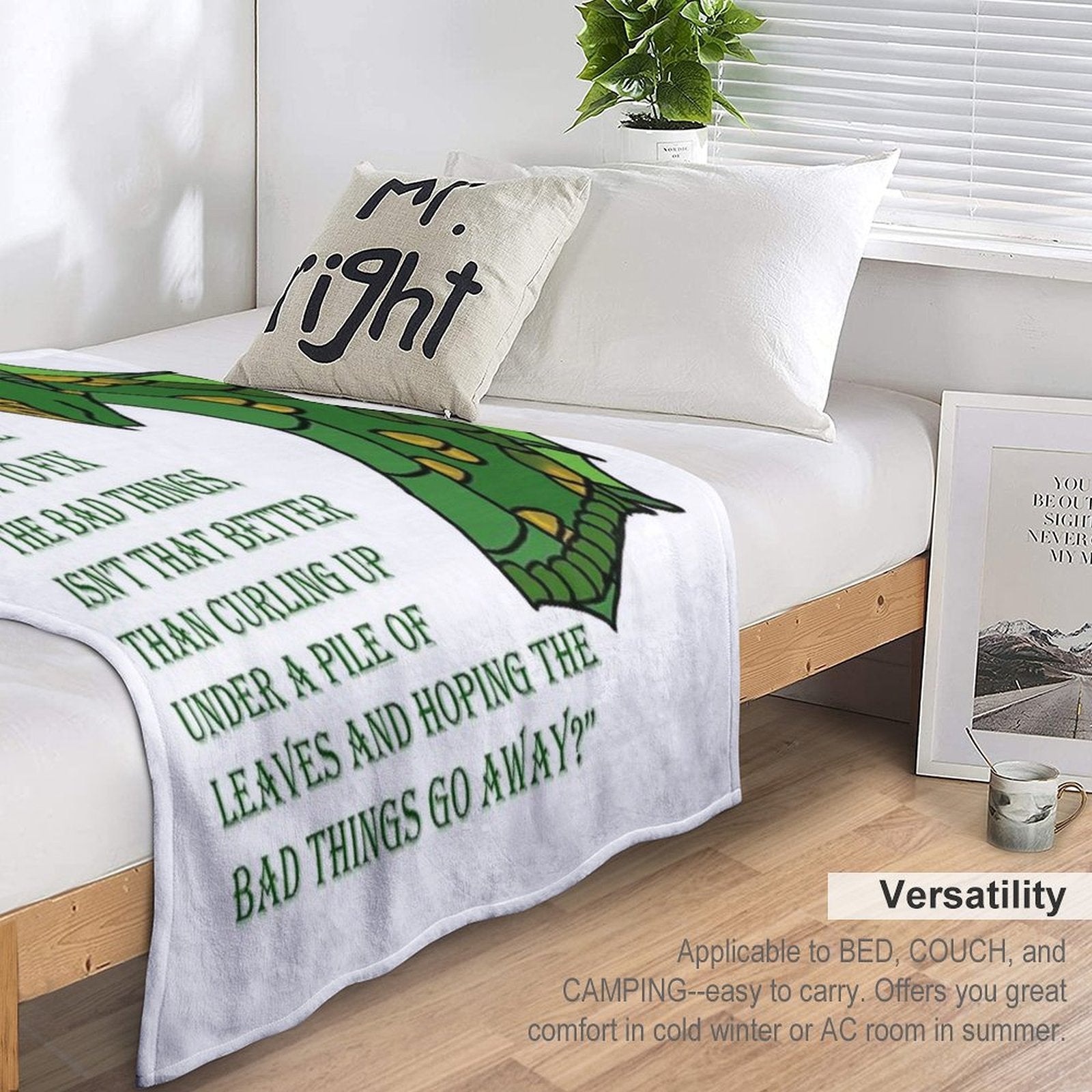 Sundew Quote [OUTDATED!! SEE DESCRIPTION!!] Lightweight Throw Blanket