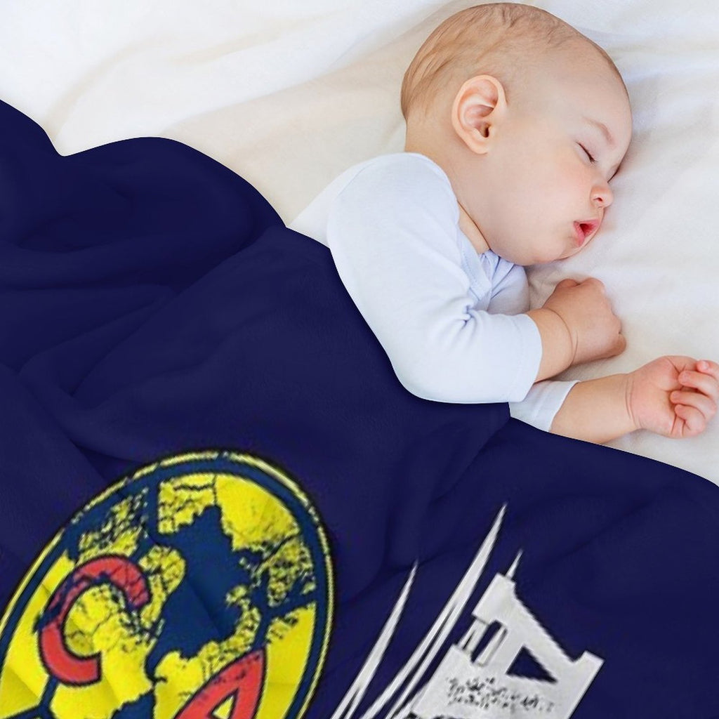 Aguilas Del America Playera Futbol Mexicano Liga Mx Multi-functional Throw Blanket