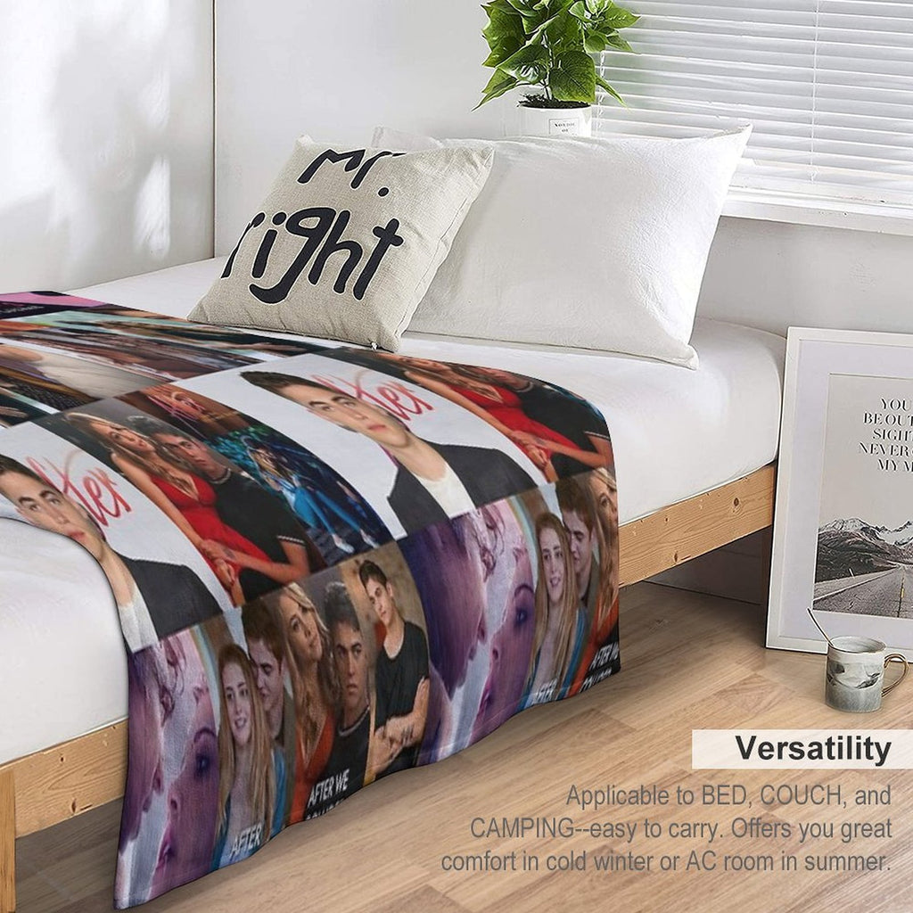 After Collage Multi-functional Throw Blanket
