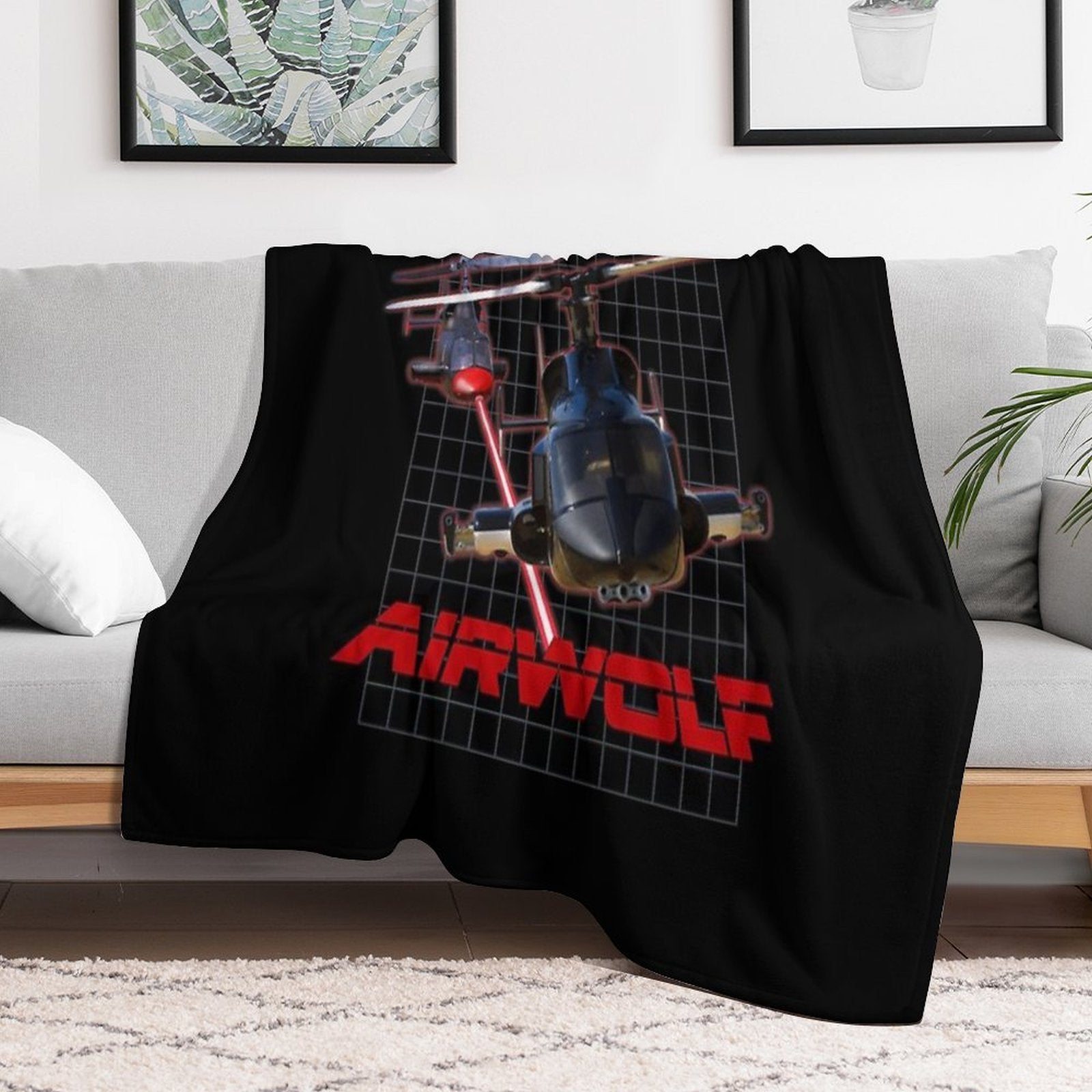 Airwolf All-season Throw Blanket