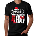 Santas Favorite HO Christmas Lights Merry Christmas Pajamas  Soft T-Shirt