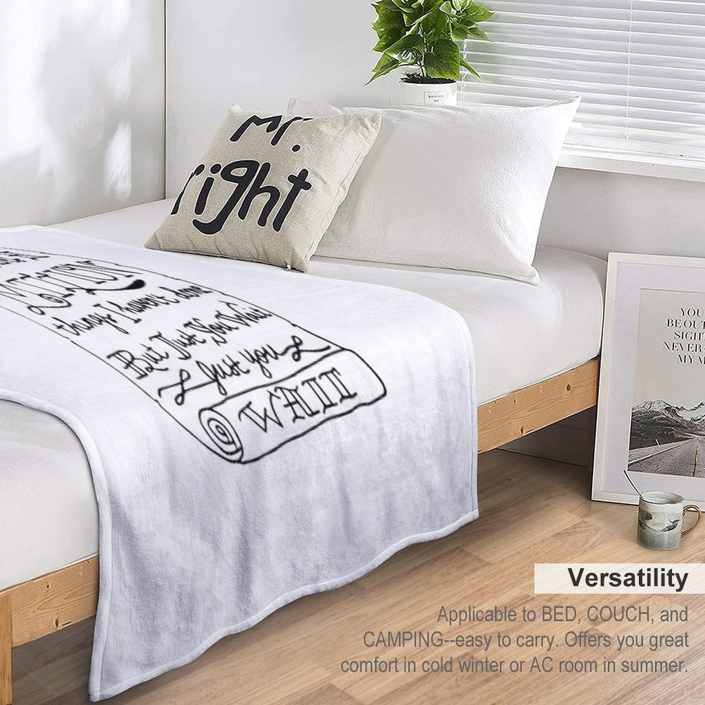 Alexander Hamilton Scroll Versatility Throw Blanket