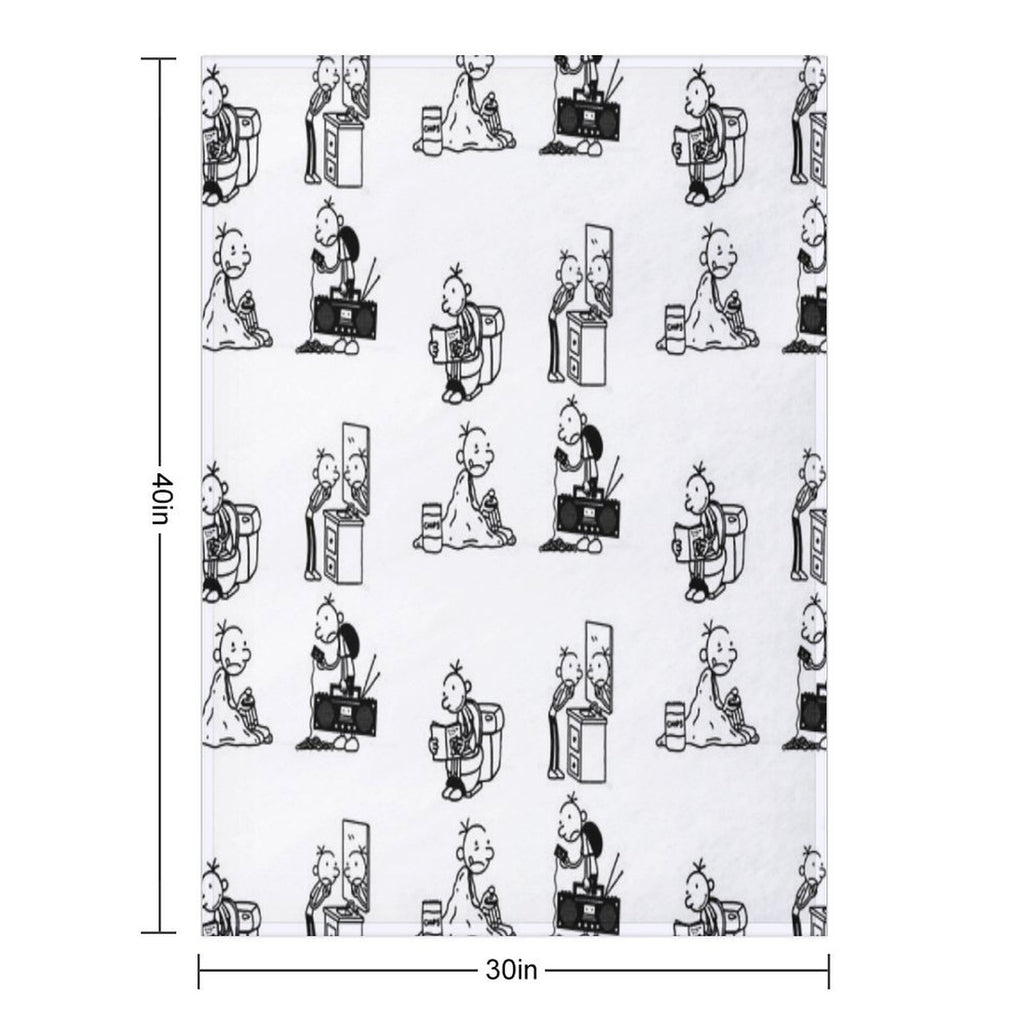 Wimpy Kid 4 States of Greg Heffley Durable Throw Blanket