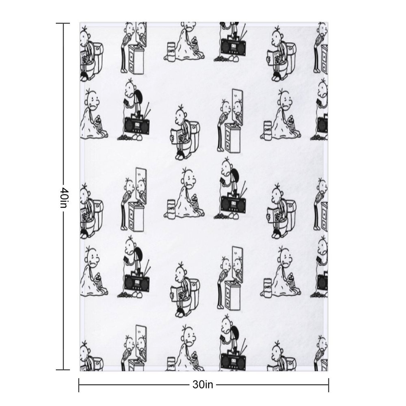 Wimpy Kid 4 States of Greg Heffley Durable Throw Blanket